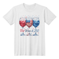 Red, Wine & Freedom Tee