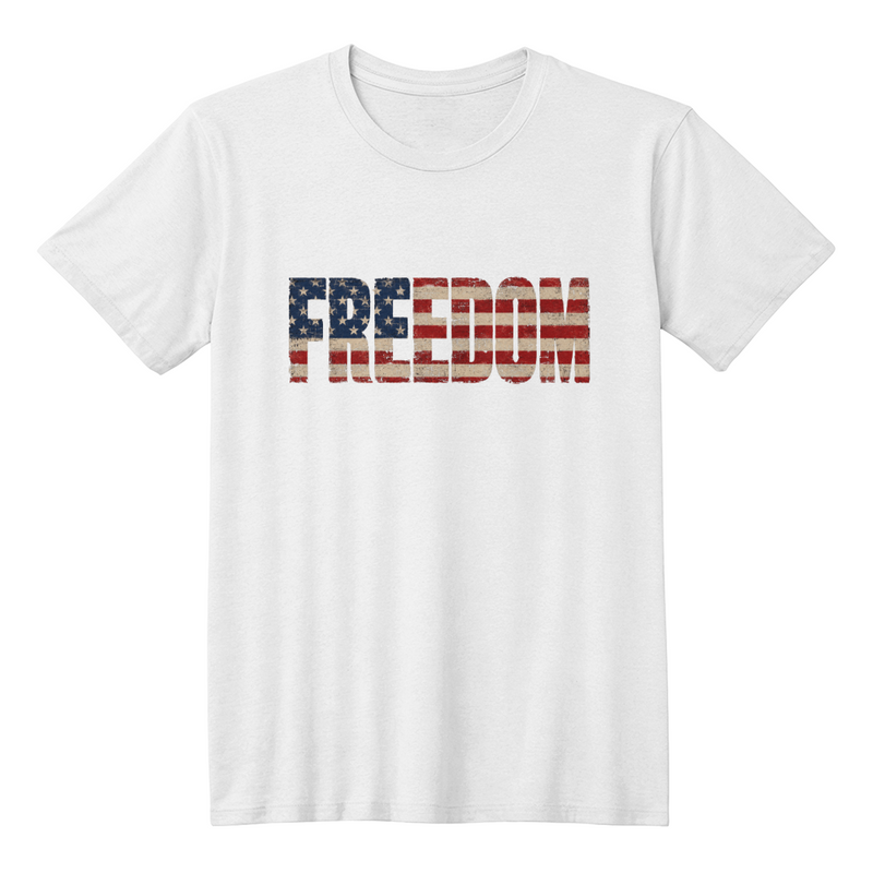 Freedom Flag Tee – Bold American Pride