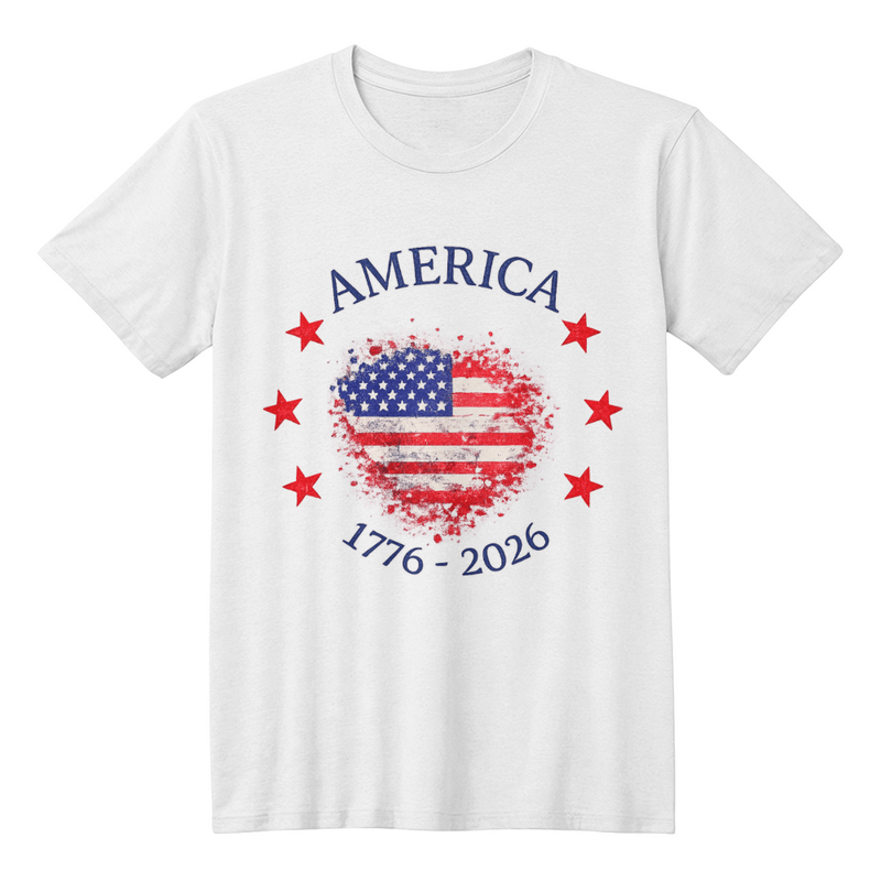 America 250th Anniversary Tee – 1776–2026