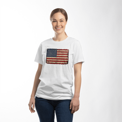 Vintage American Flag Tee – Timeless Patriot Style