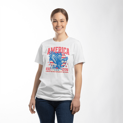Land of the Free Eagle Patriotic Tee