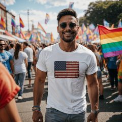 Vintage American Flag Tee – Timeless Patriot Style