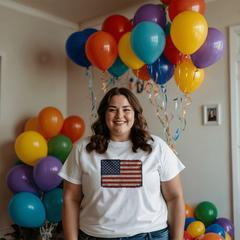 Vintage American Flag Tee – Timeless Patriot Style