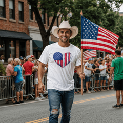 American Flag Heart Tee – Wear Your Freedom 🇺🇸❤️