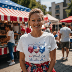 Red, Wine & Freedom Tee