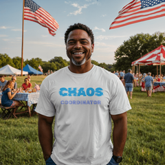Chaos Coordinator Mom Tee – The Real MVP 💪