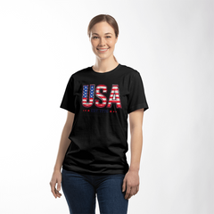 USA Flag Tee – Est. 1776 Patriotic Shirt