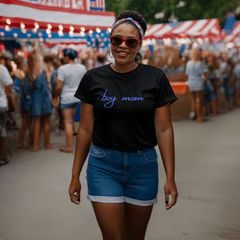 Boy Mom Tee – Proud, Loud, and Covered in Dirt 💙