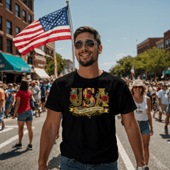 USA 250 Years of Freedom Vintage Patriotic Tee 🇺🇸🌹