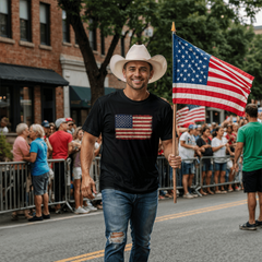 Vintage American Flag Tee – Timeless Patriot Style