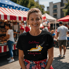 Wine Mom Tee – Cool Moms Club 🐱🍷
