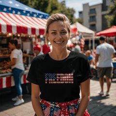 Freedom Flag Tee – Bold American Pride