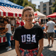USA Est. 1776 Shirt – Floral Americana Tee 🌸
