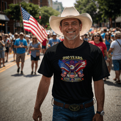 250 Years of Freedom Celebration Tee – 1776–2026