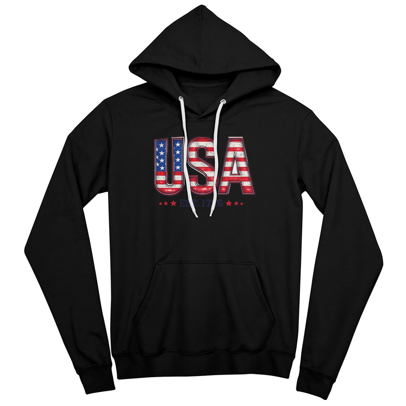 USA Est. 1776 Hoodie – Classic American Pride