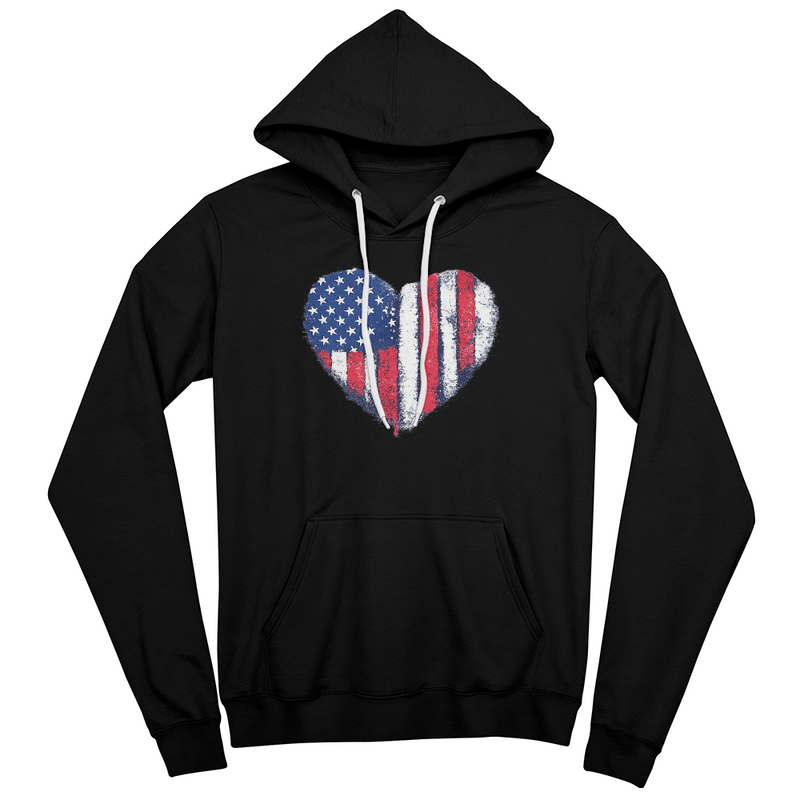 USA Heart Hoodie – Comfort Meets Patriotism ❤️