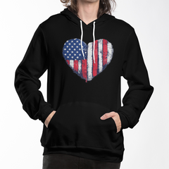 USA Heart Hoodie – Comfort Meets Patriotism ❤️