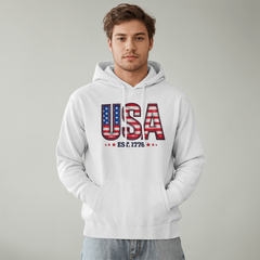 USA Est. 1776 Hoodie – Classic American Pride