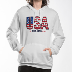 USA Est. 1776 Hoodie – Classic American Pride