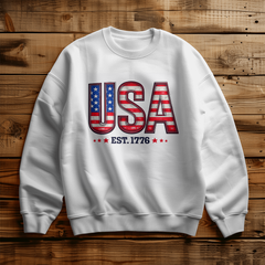 Born Under The Stars & Stripes Crewneck Sweatshirt
