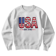 Born Under The Stars & Stripes Crewneck Sweatshirt