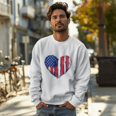 America Is in My Heart Crewneck Sweatshirt