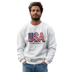 Born Under The Stars & Stripes Crewneck Sweatshirt