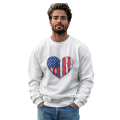 America Is in My Heart Crewneck Sweatshirt