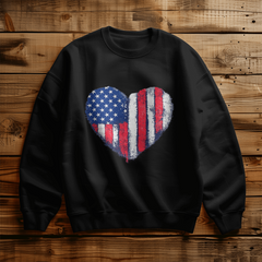 America Is in My Heart Crewneck Sweatshirt