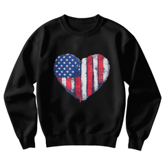 America Is in My Heart Crewneck Sweatshirt