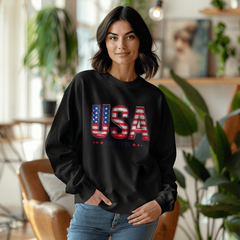 Born Under The Stars & Stripes Crewneck Sweatshirt