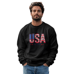 Born Under The Stars & Stripes Crewneck Sweatshirt