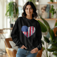 America Is in My Heart Crewneck Sweatshirt
