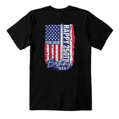 Happy 250th Birthday America Tee – 1776–2026