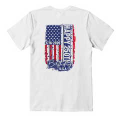 Happy 250th Birthday America Tee – 1776–2026