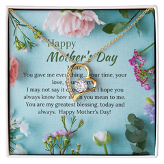 Mom you gave me everything - Heart Necklace