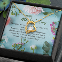 Mom you gave me everything - Heart Necklace