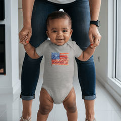 Your Little 'Painted Flag' Baby Onesie