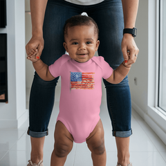 Your Little 'Painted Flag' Baby Onesie