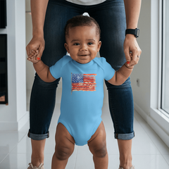 Your Little 'Painted Flag' Baby Onesie