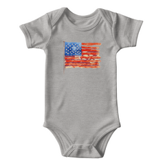 Your Little 'Painted Flag' Baby Onesie