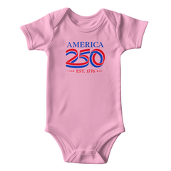 America 250 Ribbon Baby Onesie