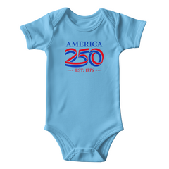 America 250 Ribbon Baby Onesie