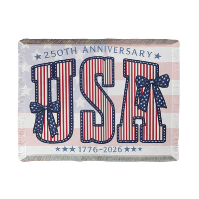 250 Years Strong – America 1776–2026 Heirloom Blanket