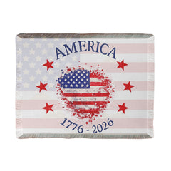 To The Land We Love – America's 250th Anniversary Heirloom Blanket