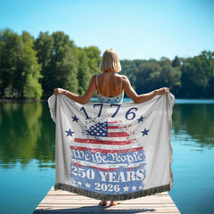 250 Years of American Pride Woven Blanket