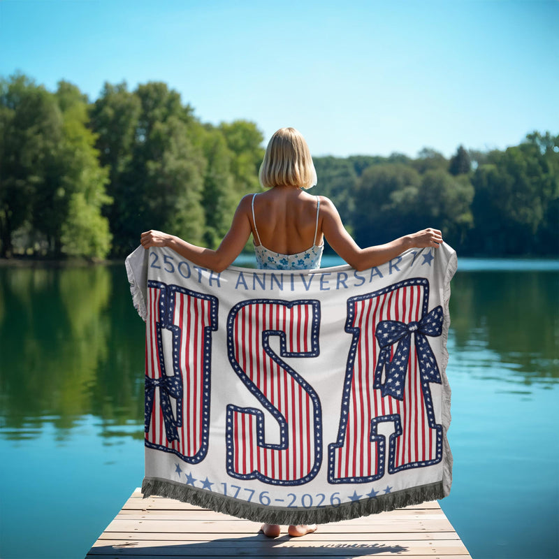 250 Years Strong – America 1776–2026 Heirloom Blanket