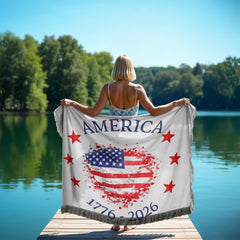 To The Land We Love – America's 250th Anniversary Heirloom Blanket