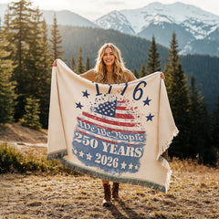 250 Years of American Pride Woven Blanket
