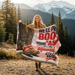 The American Way Woven Blanket